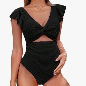 OYOANGLE Women's Maternity One Piece Swimsuits